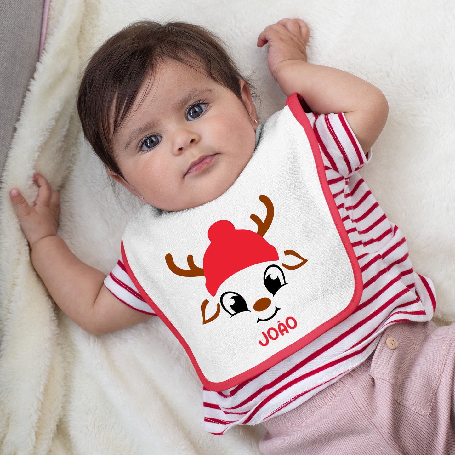 Body e/ou Babete "Cute Reindeer"