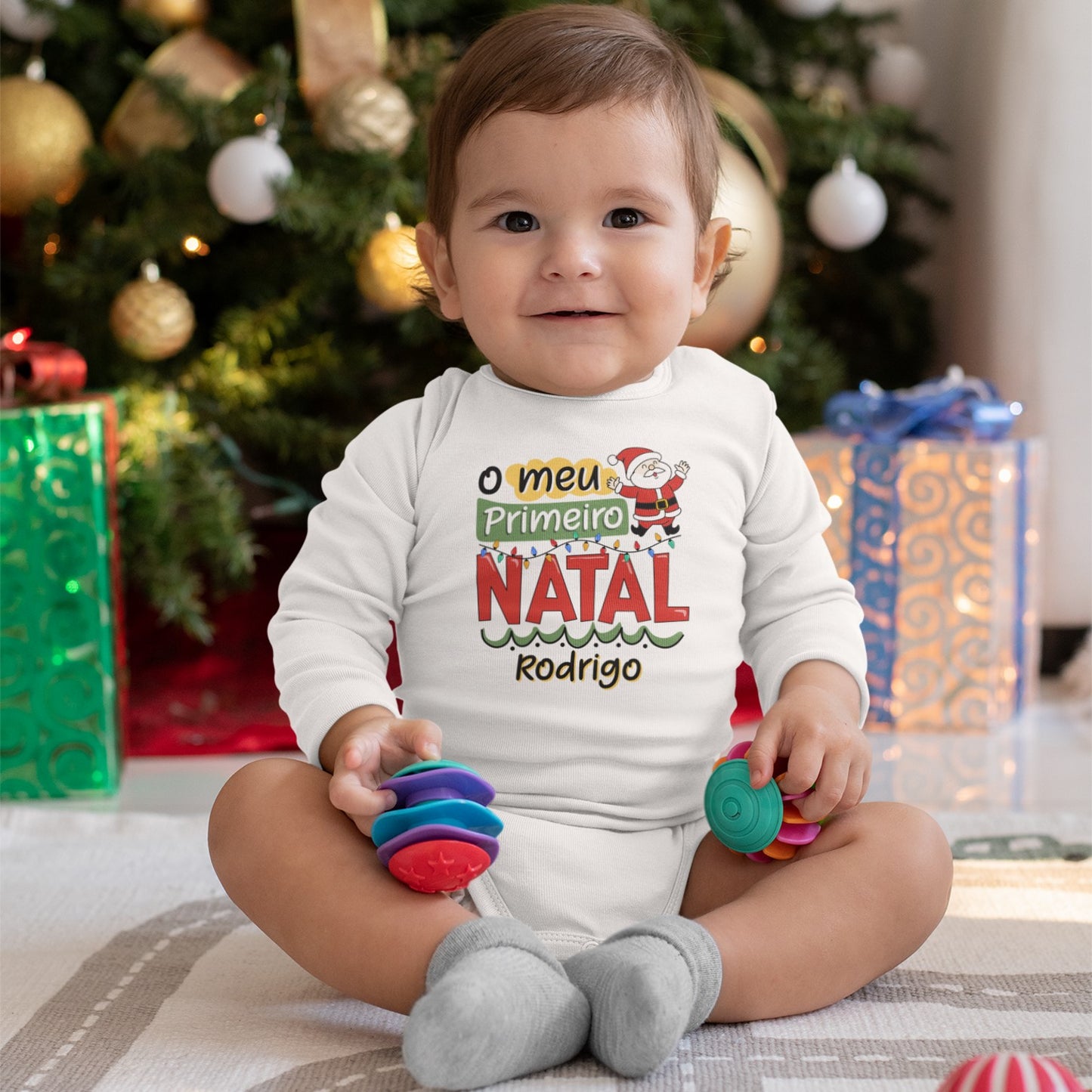 Body e/ou Babete "Pai Natal"