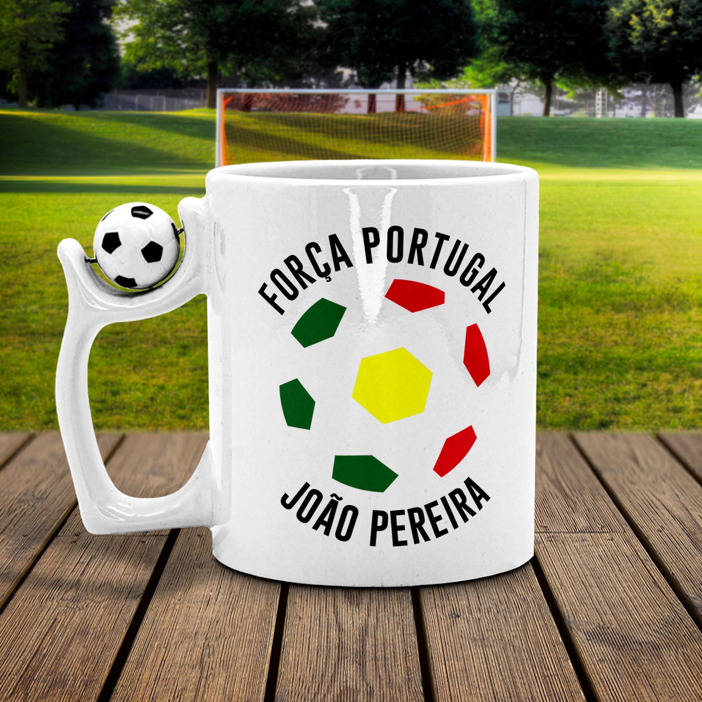 Caneca Bola "Força Portugal"