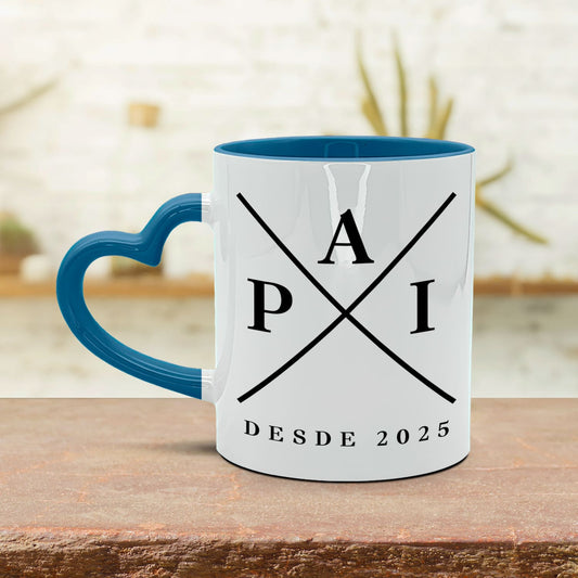 Caneca Pega Coração "P A I"