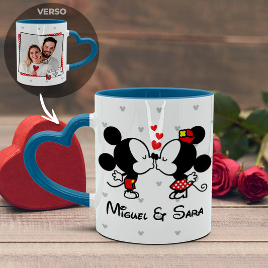 Caneca Pega Coração "Apaixonados"
