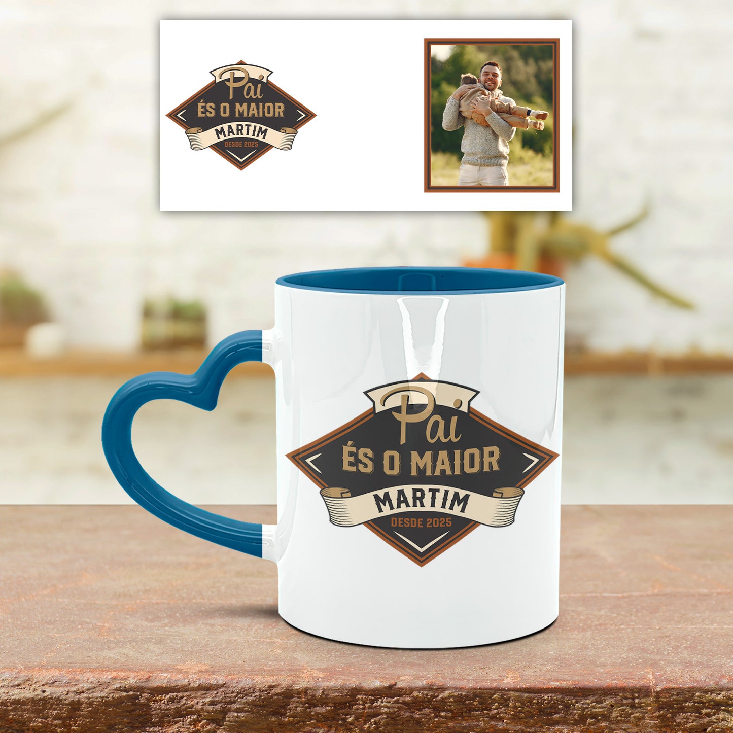 Caneca Pega Coração "És o Maior"