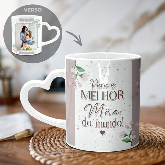 Caneca Pega Coração "Para a melhor do mundo!"