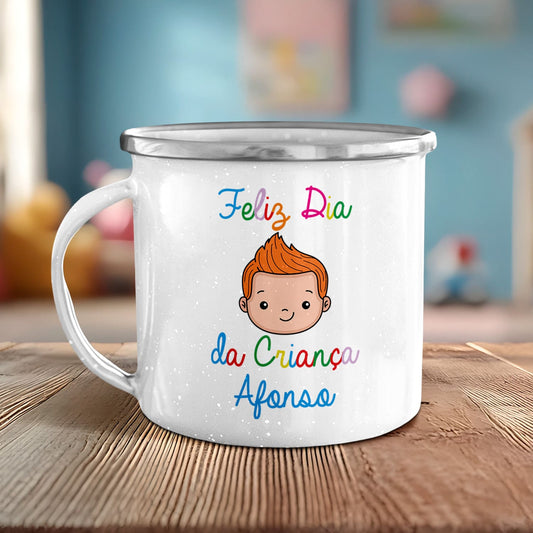 Caneca de Esmalte "Criança"