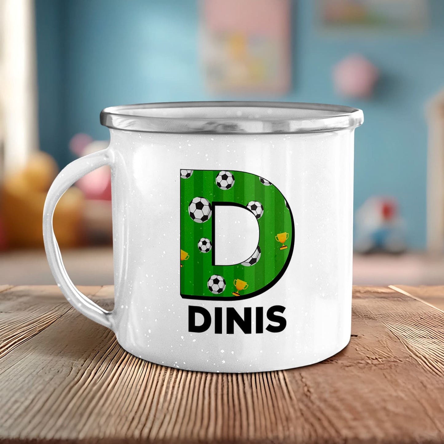 Caneca de Esmalte "Football"