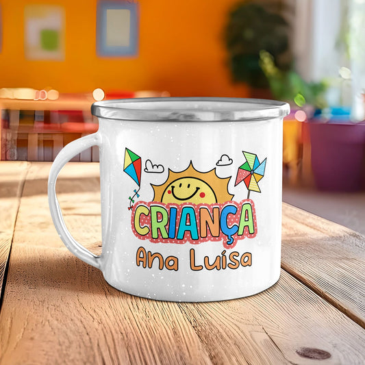 Caneca de Esmalte "Solinho"