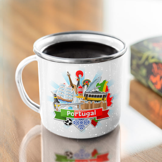 Caneca de Esmalte "Portugalidade"