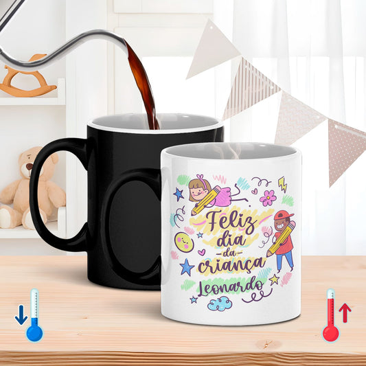 Caneca Mágica "Feliz Dia da Criança"