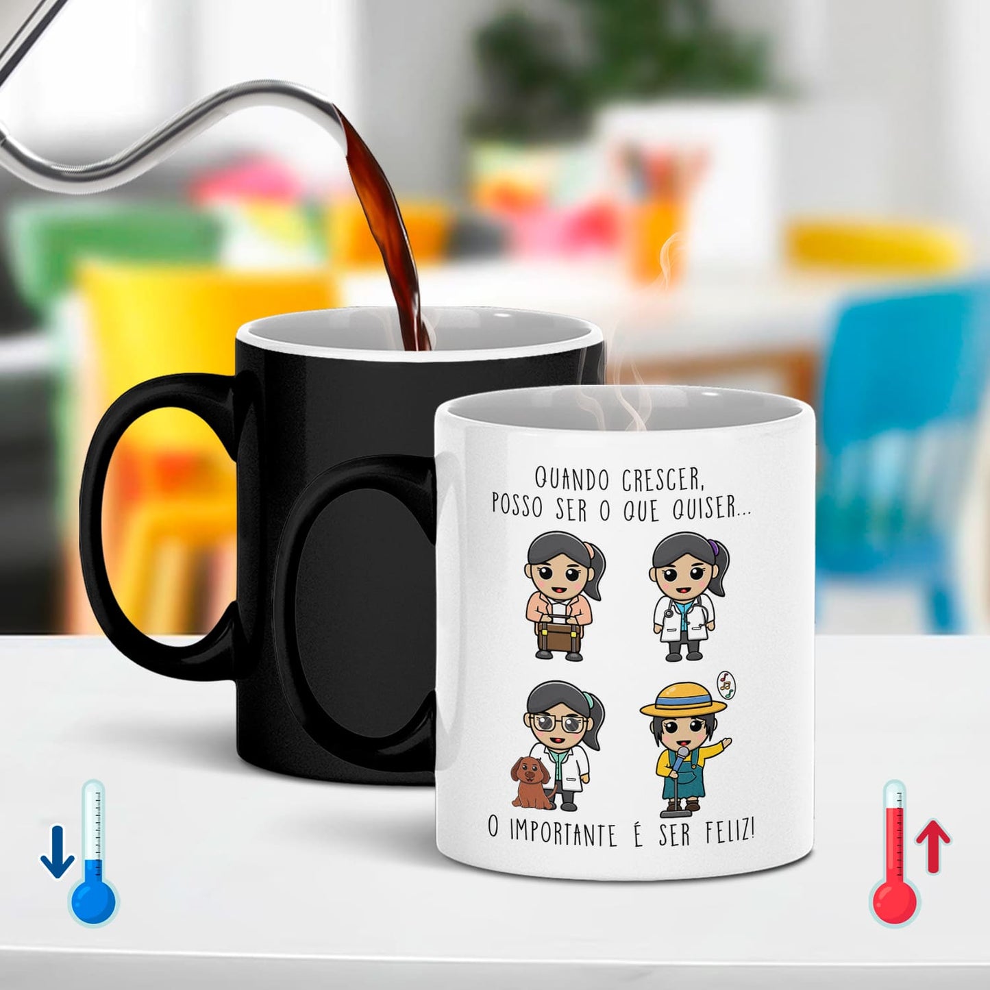 Caneca Mágica "Quando crescer posso ser o que quiser"