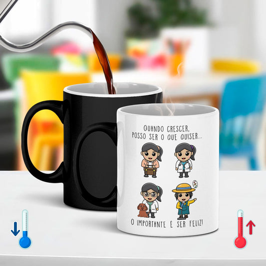 Caneca Mágica "Quando crescer posso ser o que quiser"