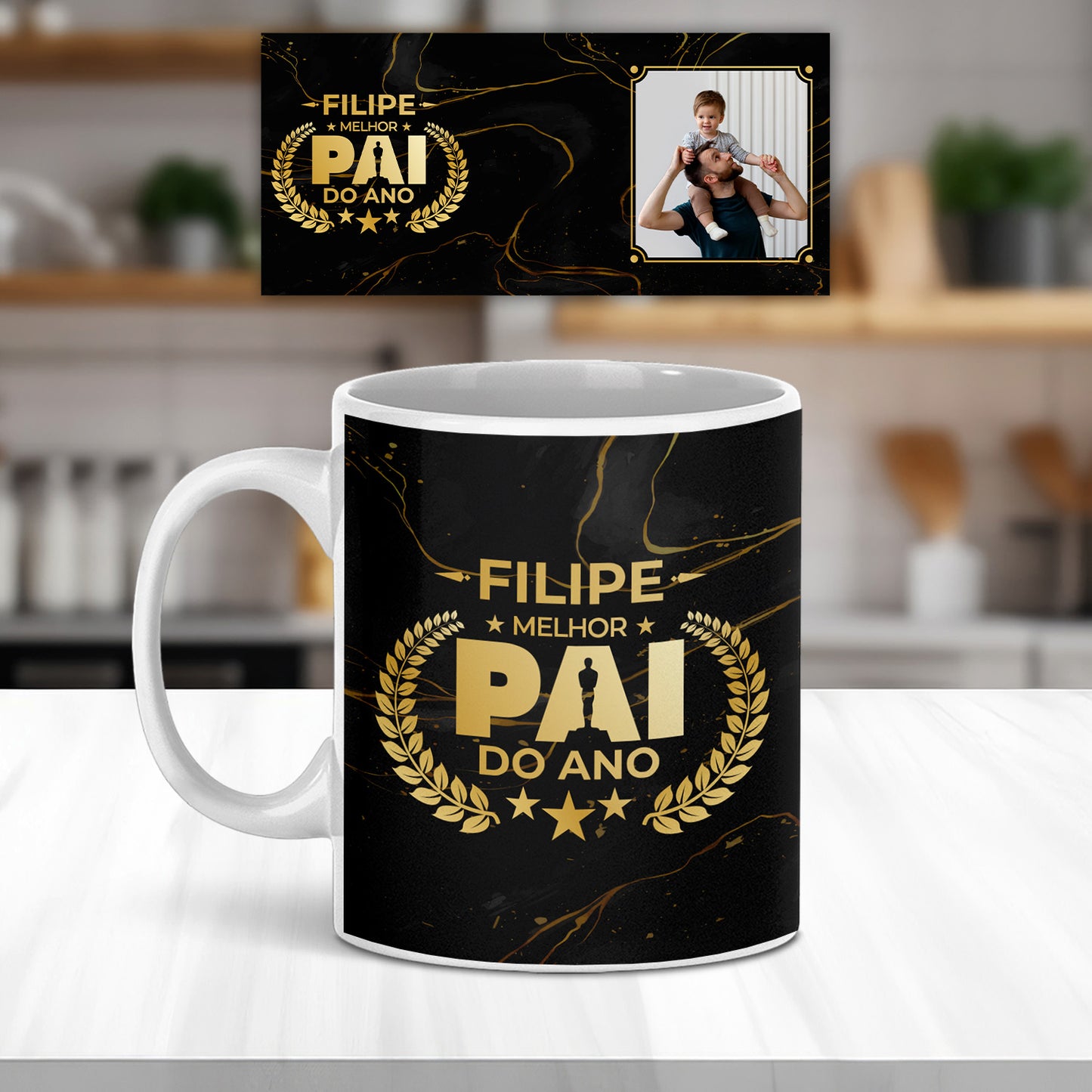 Caneca "Óscar: melhor pai do ano"