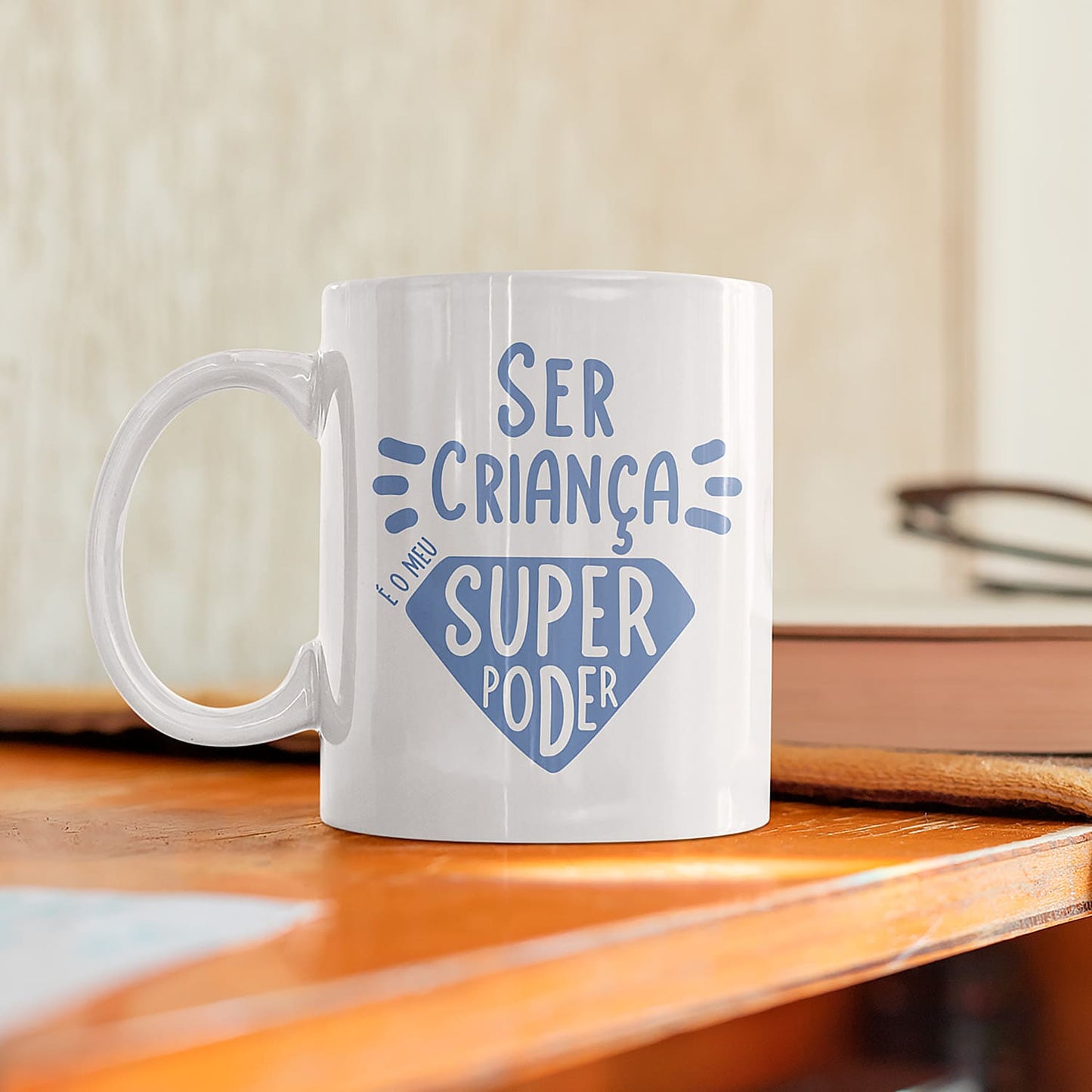 Caneca "Ser criança é o meu super poder"