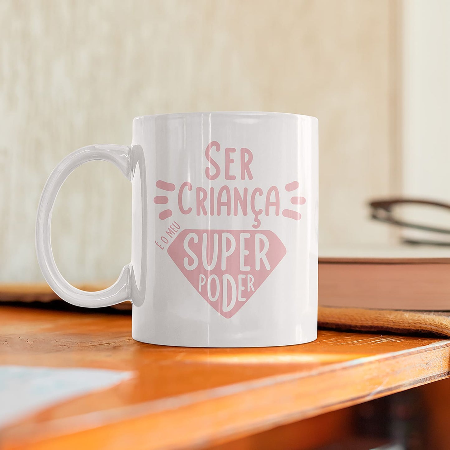 Caneca "Ser criança é o meu super poder"