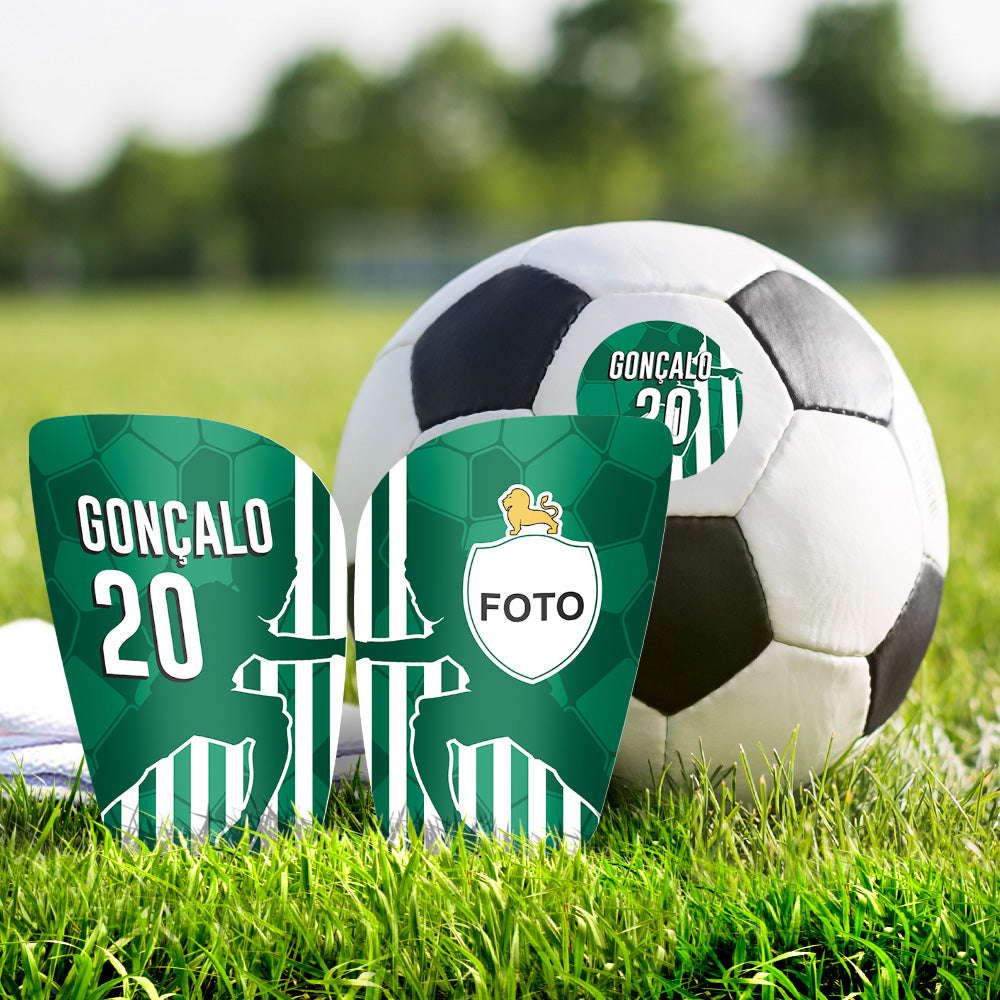 Bola e/ou Par de Caneleiras "Clube"