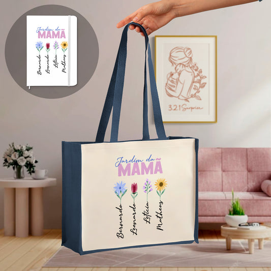 Saco e/ou Caderno "Jardim"