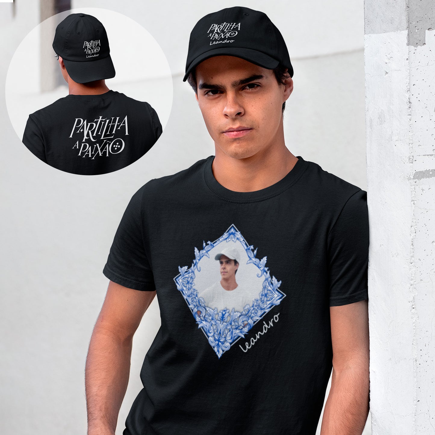 T-shirt e/ou Boné "Partilha a Paixão"