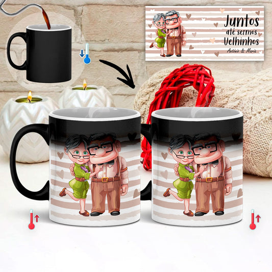 Caneca(s) mágica(s) "Juntos até sermos velhinhos"