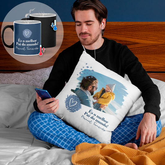 Almofada e/ou Caneca Mágica "És o melhor do mundo!"