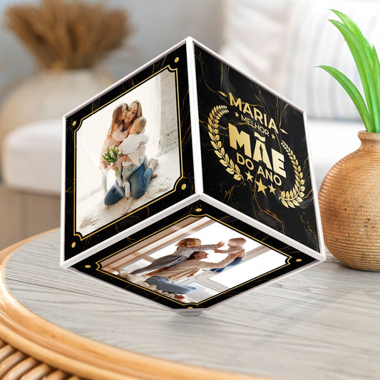Cubo giratório "Óscar: melhor mãe do ano"