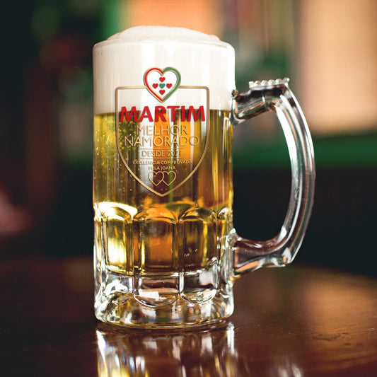 Caneca para Cerveja e/ou Abre-garrafas "Namorado - excelência comprovada"