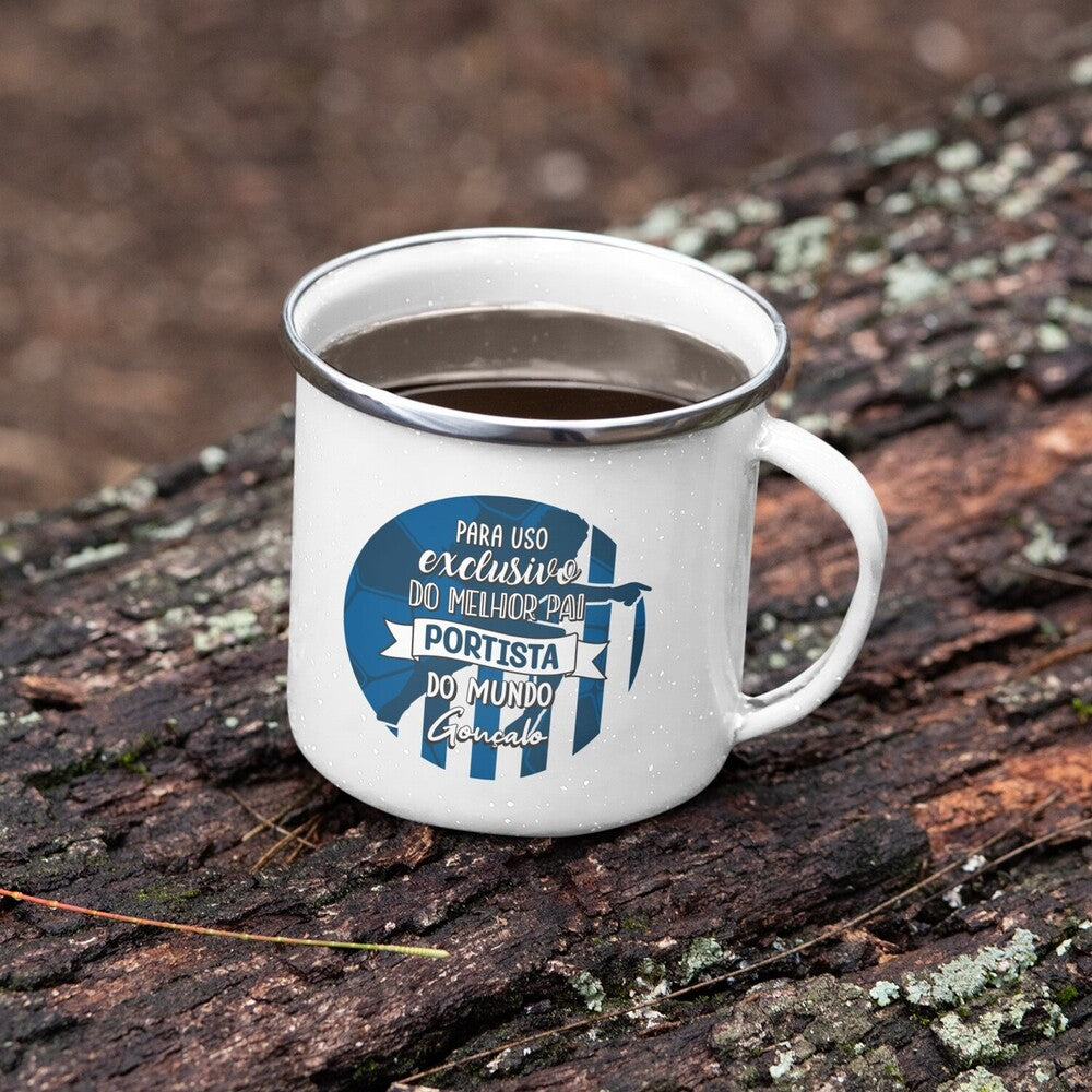 Caneca de Esmalte "Clube"