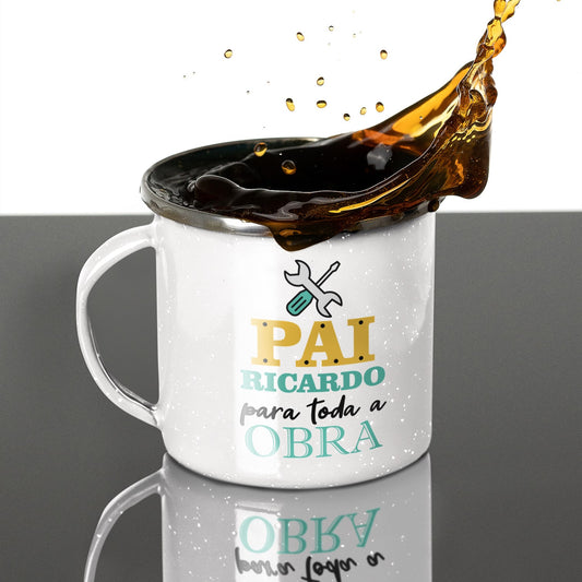 Caneca de Esmalte "Para toda a obra"