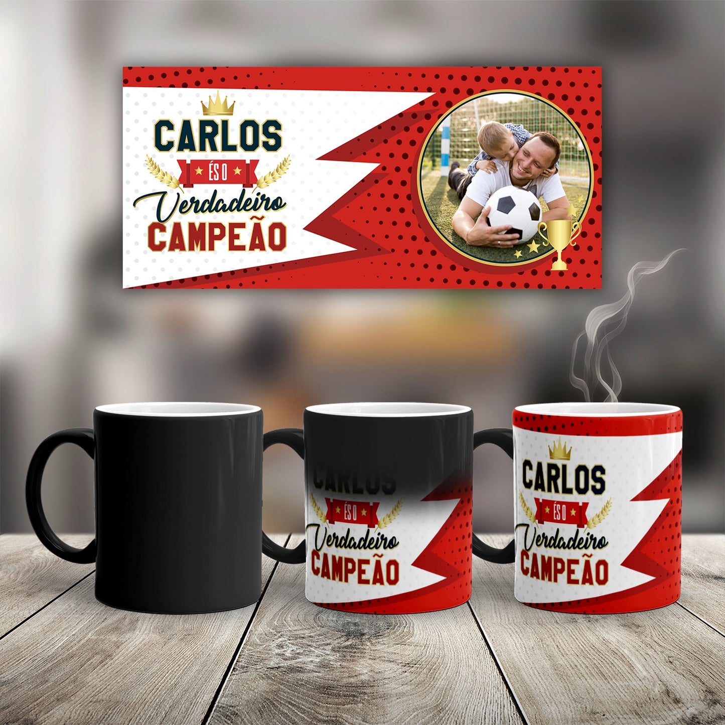 Caneca Mágica "Campeão"