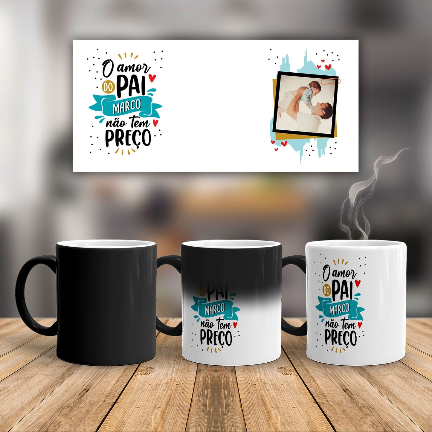 Caneca Mágica "O amor não tem preço"