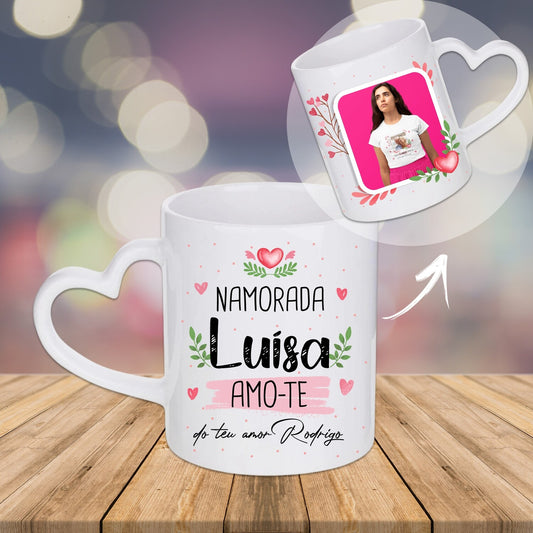 Caneca Pega Coração "💕AMO-TE💕"