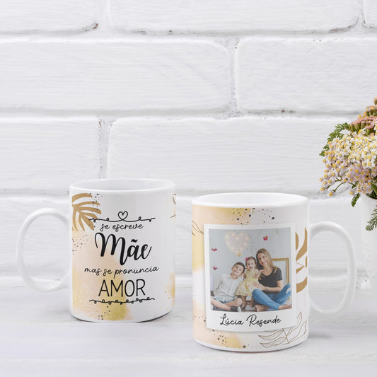 Caneca "Se pronuncia amor"