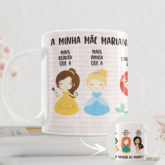 Caneca "Princesses"