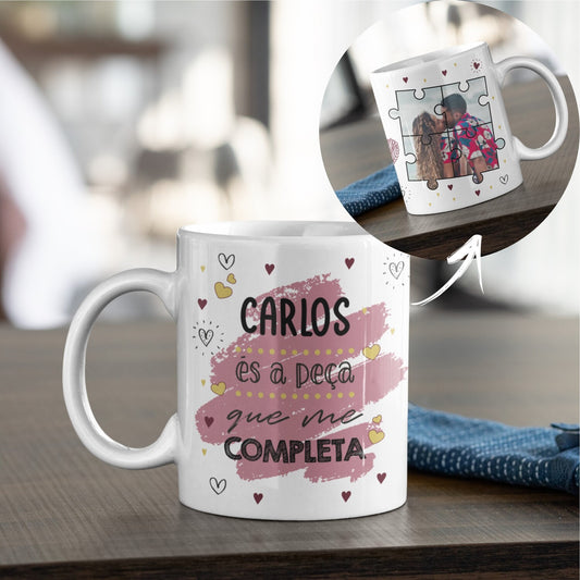 Caneca "És a peça que me completa"