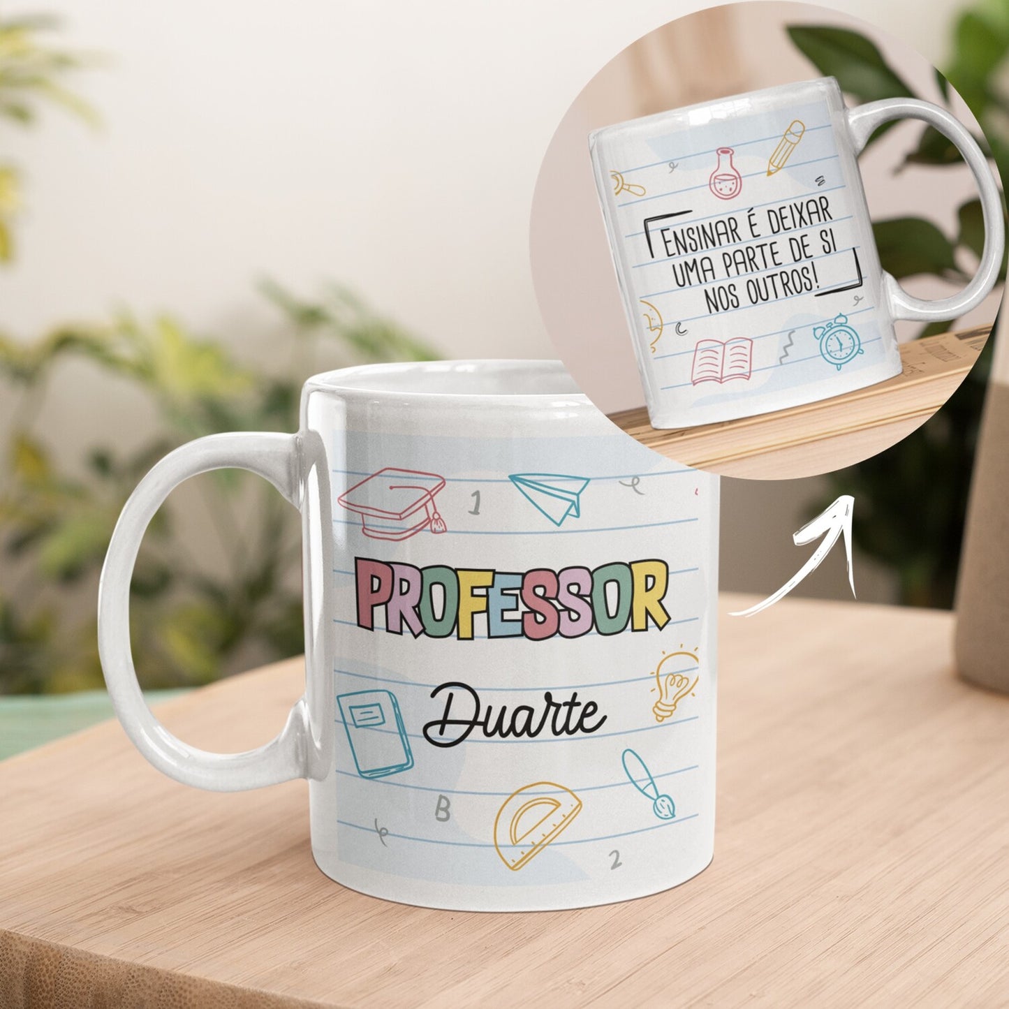 Caneca "Professor(a)"