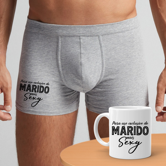 Conjunto Boxer + Caneca "Sexy"