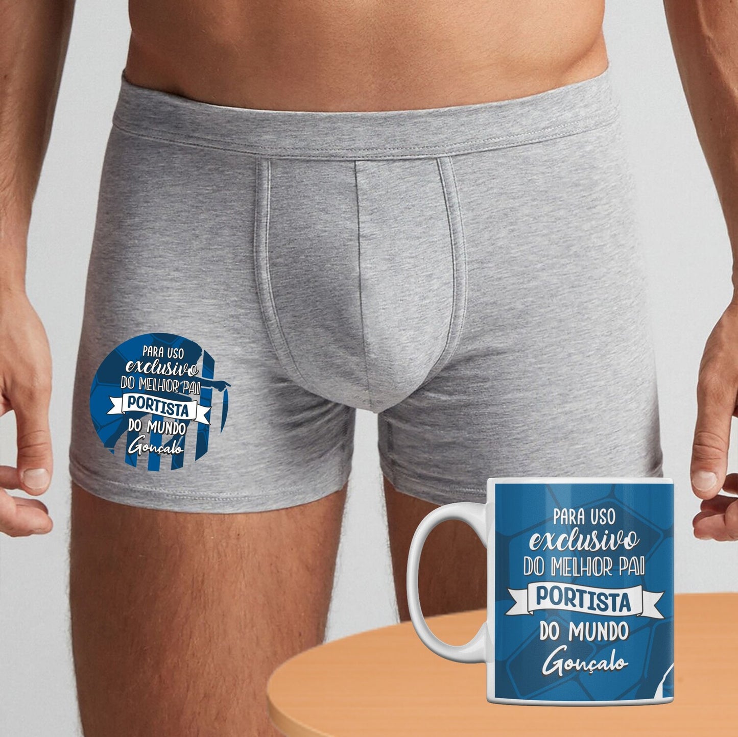 Conjunto Boxer + Caneca "Clube"