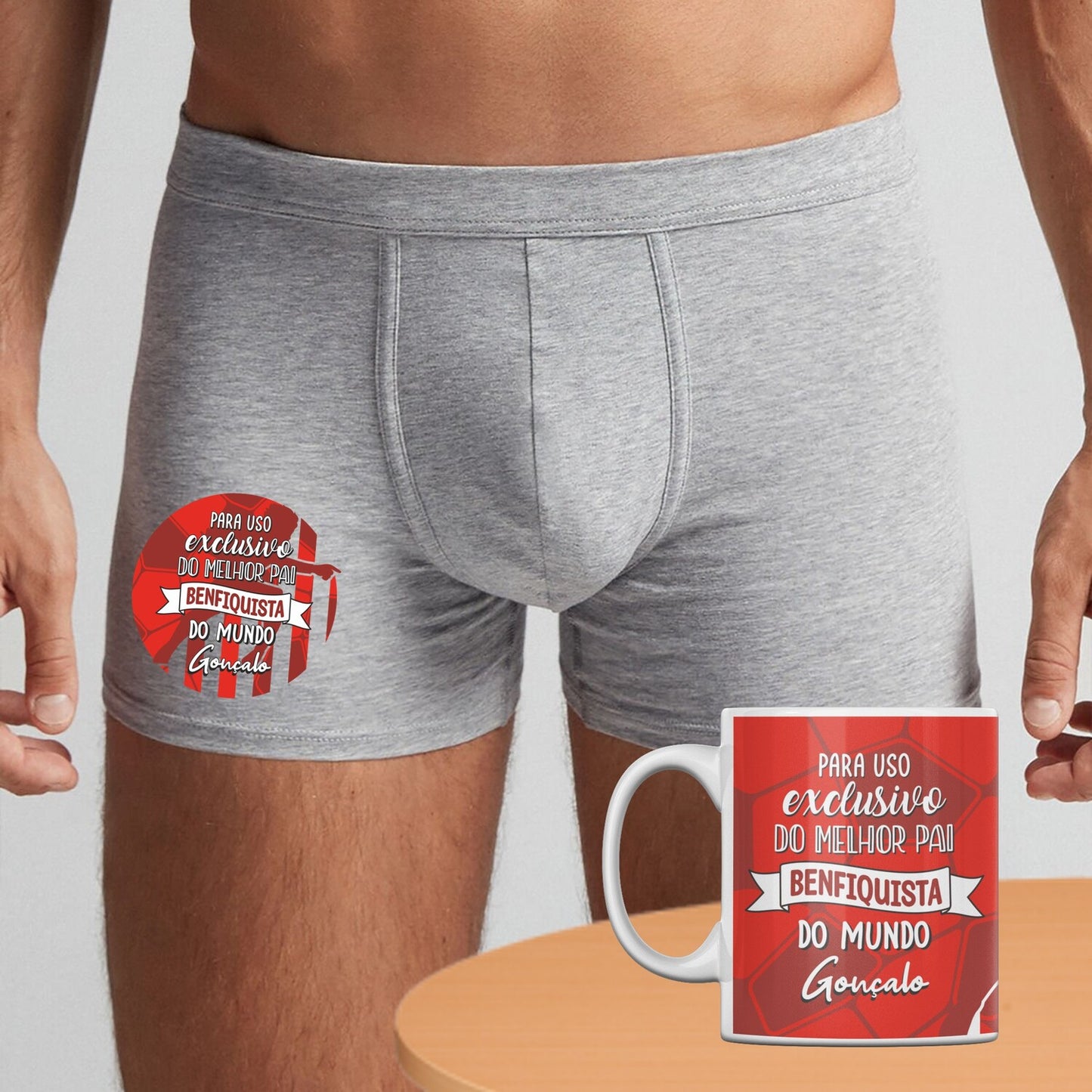 Conjunto Boxer + Caneca "Clube"