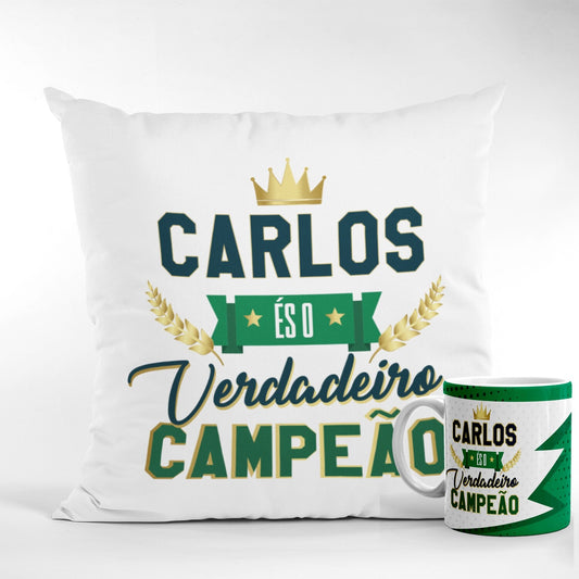 Almofada e/ou Caneca "Campeão"