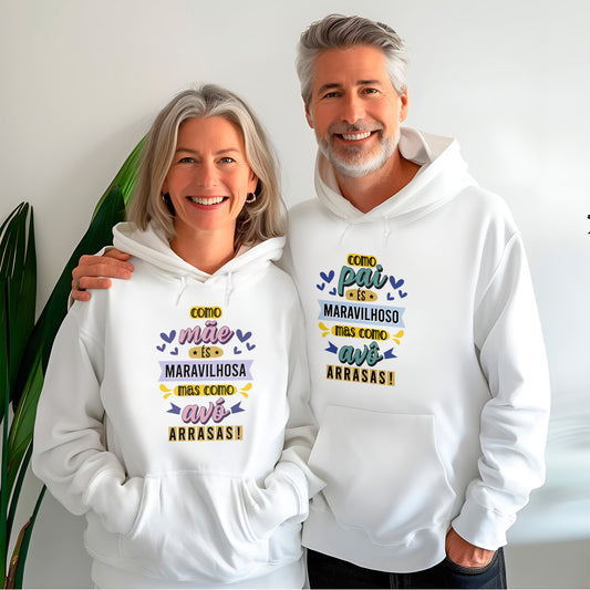 Sweatshirt "Como Avô-Avó Arrasas"