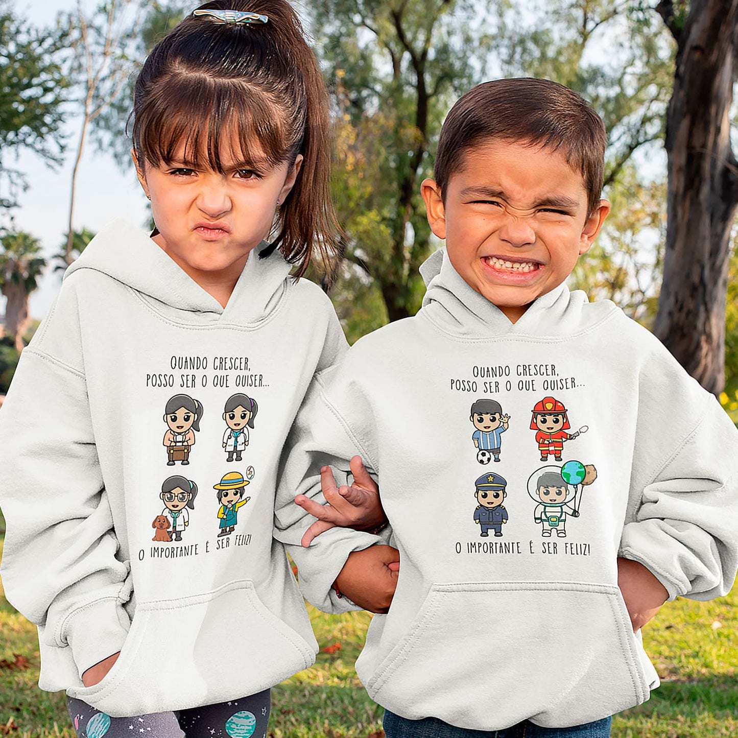 Sweatshirt "Quando crescer posso ser o que quiser"