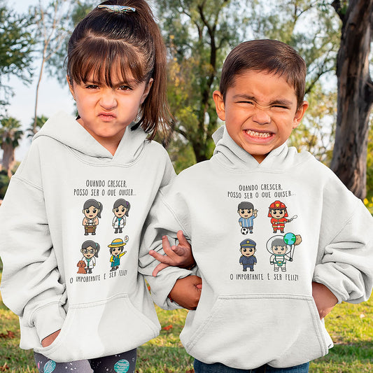 Sweatshirt "Quando crescer posso ser o que quiser"