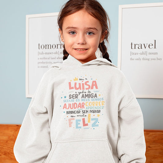 Sweatshirt "Sou muito feliz"