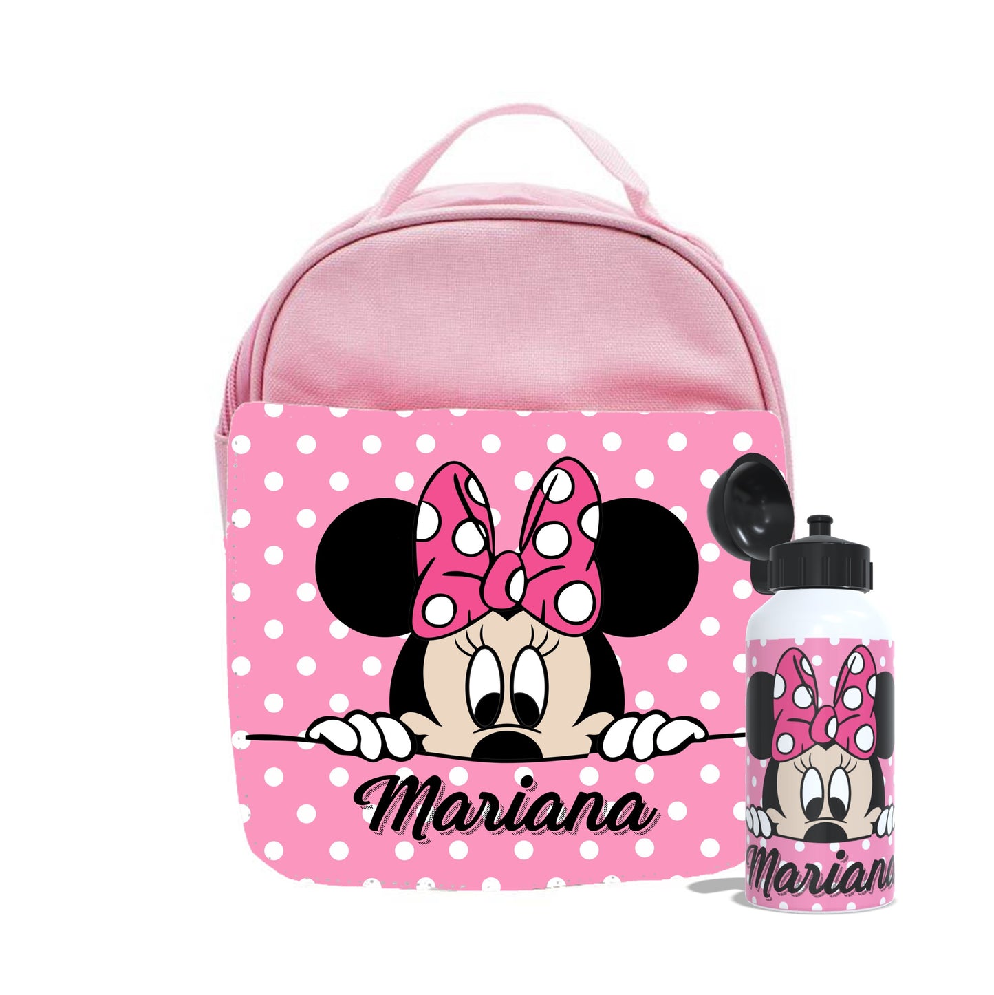 Mochila e/ou Lancheira e/ou Garrafa "M name"