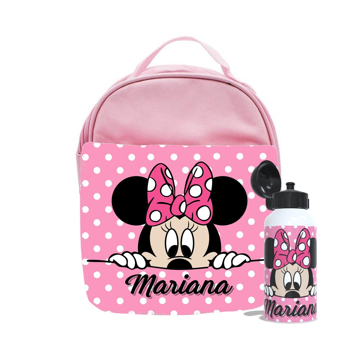 Mochila e/ou Lancheira e/ou Garrafa "M name"