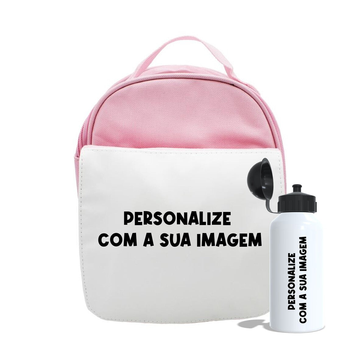 Lancheira e/ou Garrafa "Personaliza-me"