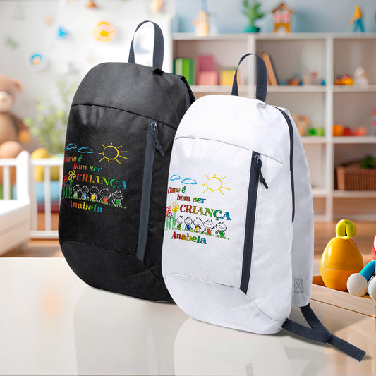 Mochila "Como é bom ser criança"