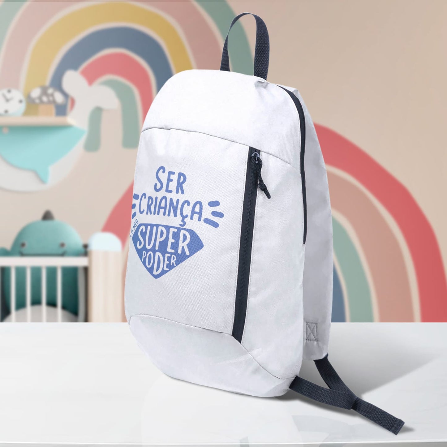 Mochila "Ser criança é o meu super poder"