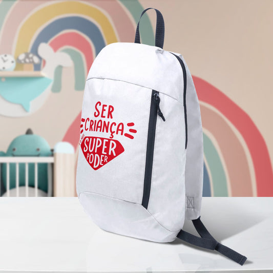Mochila "Ser criança é o meu super poder"