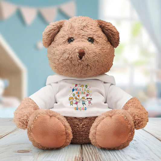Peluche "Hoje é o meu dia"