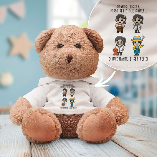 Peluche "Quando crescer posso ser o que quiser"