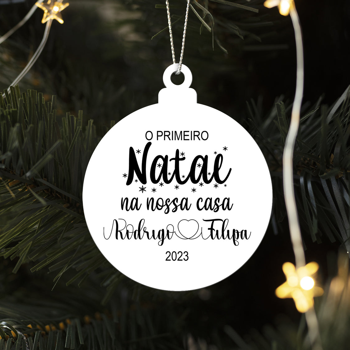 Pendente "O primeiro Natal na nossa casa"